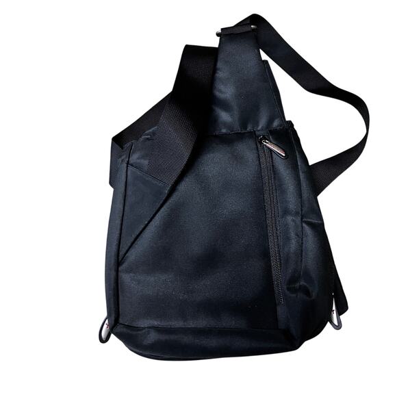 Travelon Black Crossbody Shoulder Bag Organizer Purse Pockets Anti Theft Strap - Picture 2 of 7